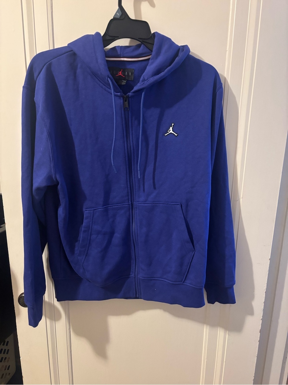 NWT Jordan Royal Blue Full-Zip Hoodie with White Jumpman